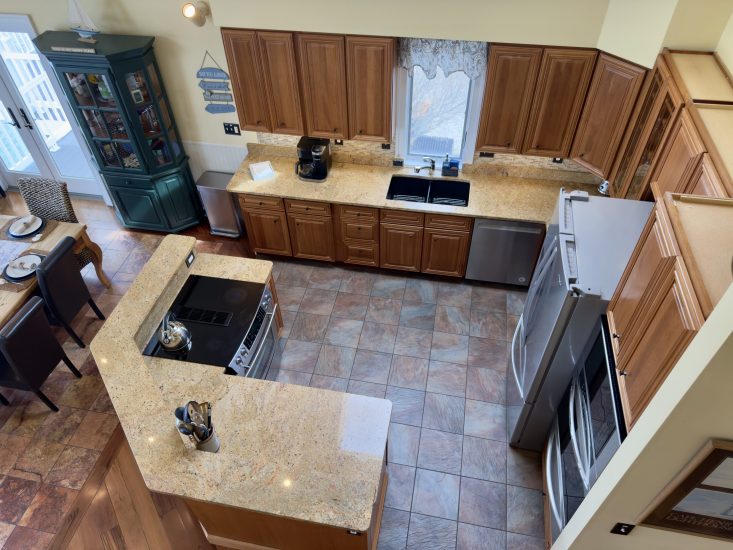 Kitchen from upstairs